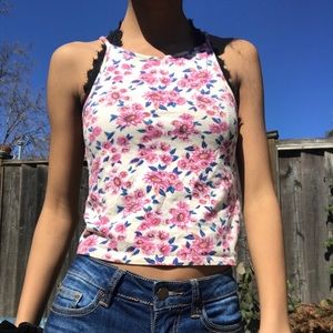 floral halter top